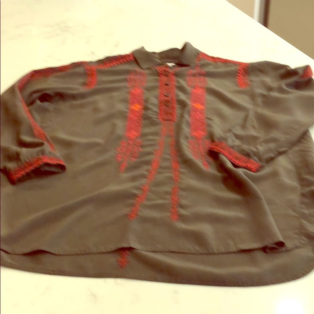 Johnny Was silk tunic